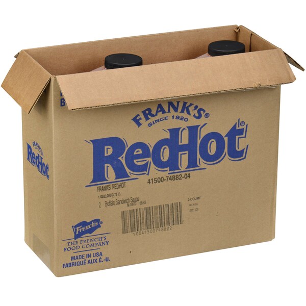 Franks Redhot Frank's Redhot Buffalo Sandwich Sauce 1 gal. Jug, PK2 - 74882