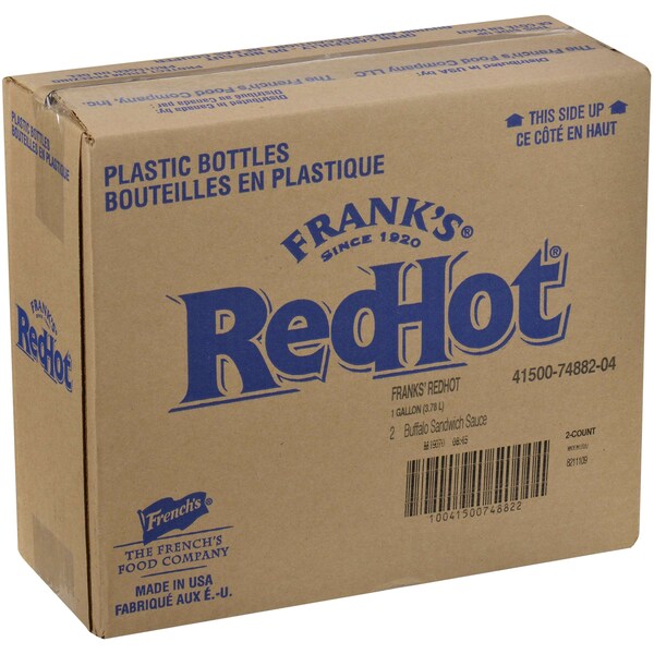 Franks Redhot Frank's Redhot Buffalo Sandwich Sauce 1 gal. Jug, PK2 - 74882