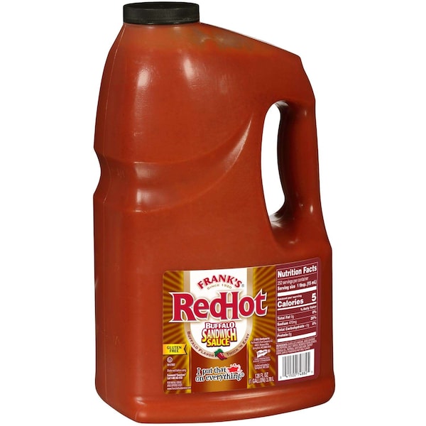 Franks Redhot Frank's Redhot Buffalo Sandwich Sauce 1 gal. Jug, PK2 - 74882