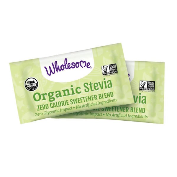 Wholesome Sweetener Organic Stevia Zero Calorie Sweetener Blend Packets 1g, PK1000 - 94101