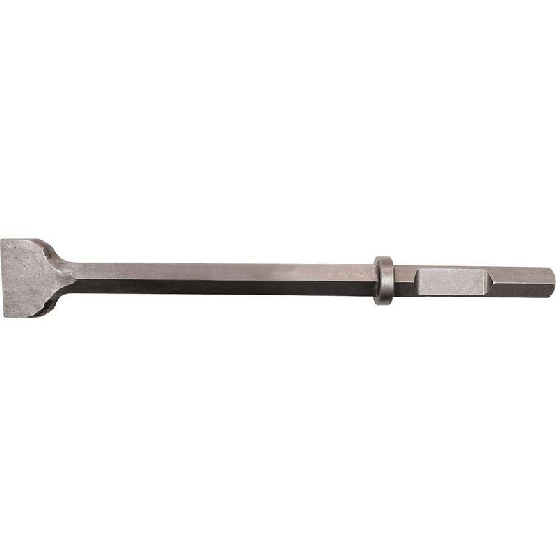 Cincel de escalado de 3 in. x 20-1/2 in. con mango hexagonal de 1-1/8 in. para usar con martillos hexagonales de 1-1/8 in. - D-21347