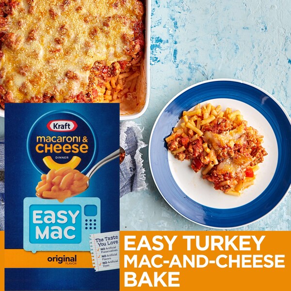 Kraft Kraft Easy Macaroni & Cheese Single Serve 12.9 oz. Box, PK8 - 10021000671486