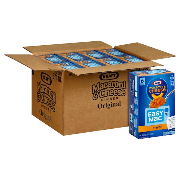Kraft Kraft Easy Macaroni & Cheese Single Serve 12.9 oz. Box, PK8 - 10021000671486