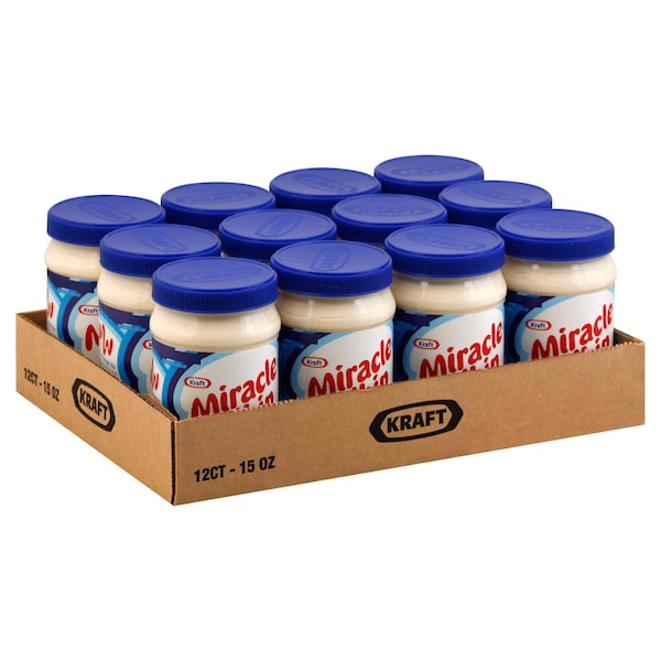 Miracle Whip Miracle Whip Salad Dressing 15 oz. 15 fl. oz., PK12 - 10021000026934