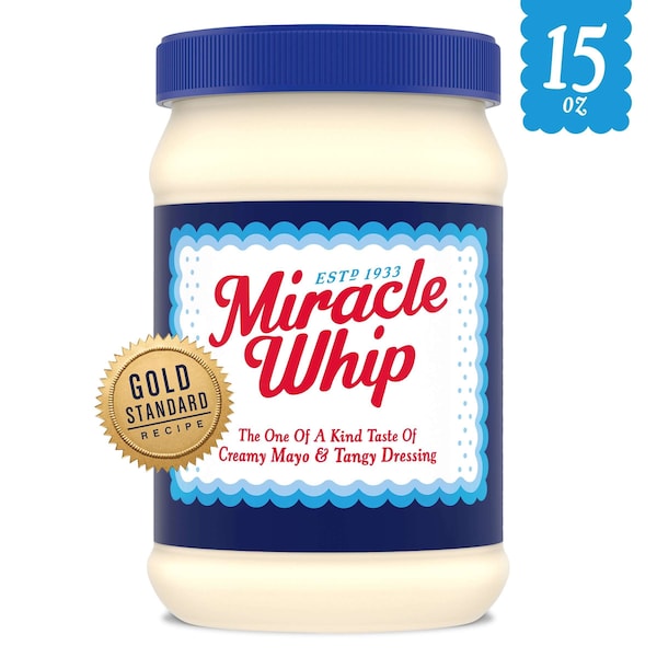 Miracle Whip Miracle Whip Salad Dressing 15 oz. 15 fl. oz., PK12 - 10021000026934
