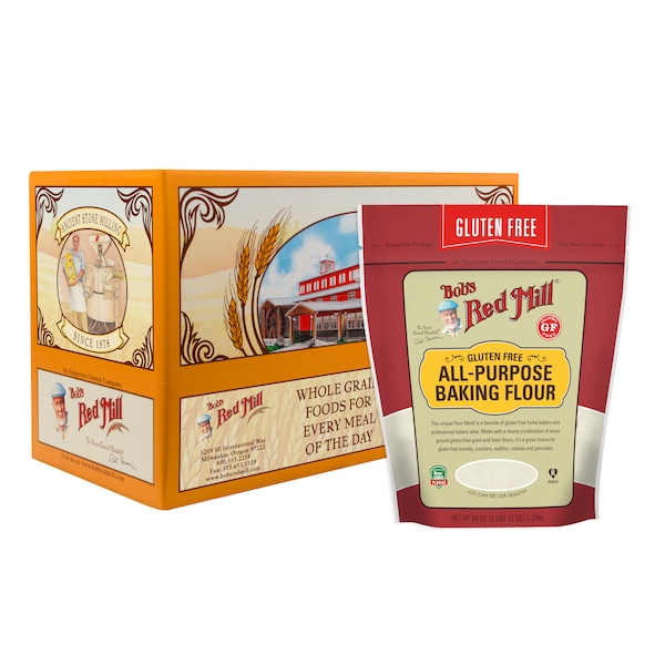 Bobs Red Mill Natural Foods Bob's Red Mill Gluten Free All Purpose Baking Flour 44 oz. Bag, PK4 - 1600S444