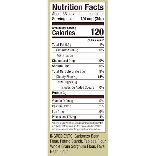 Bobs Red Mill Natural Foods Bob's Red Mill Gluten Free All Purpose Baking Flour 44 oz. Bag, PK4 - 1600S444