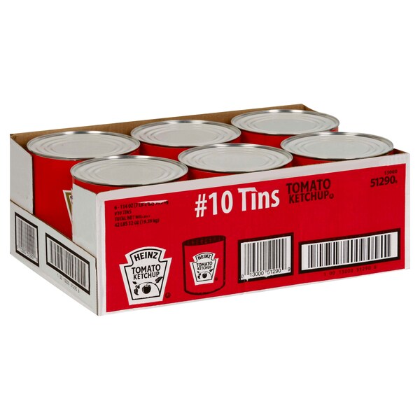 Heinz Heinz Tin Can Ketchup 7.125lbs, PK6 - 10013000512906