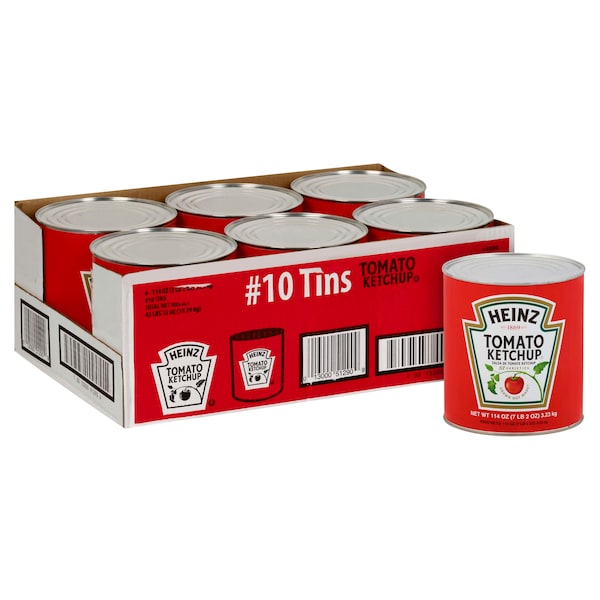 Heinz Heinz Tin Can Ketchup 7.125lbs, PK6 - 10013000512906