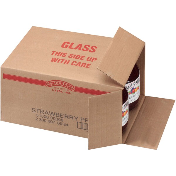 Smuckers Smucker's Strawberry Preserve 4lbs Jar, PK6 - 5150000308