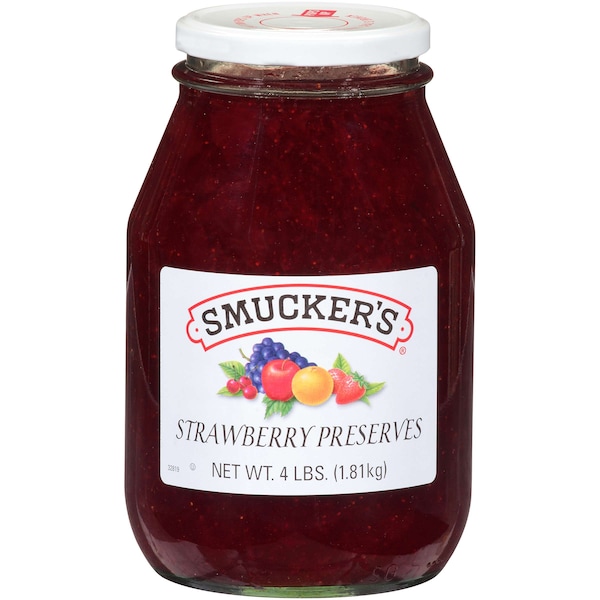 Smuckers Smucker's Strawberry Preserve 4lbs Jar, PK6 - 5150000308