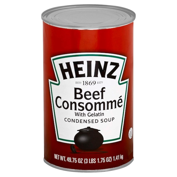 Heinz Heinz Consomm Beef Soup 49.25 oz. Can, PK12 - 10013000498408