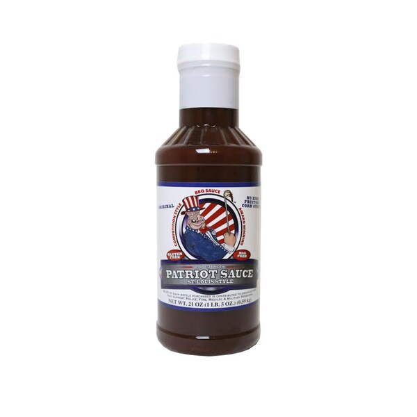 Patriot Sauce Code 3 Spices Original St. Louis Style BBQ Sauce 18 oz - PATSAUOR