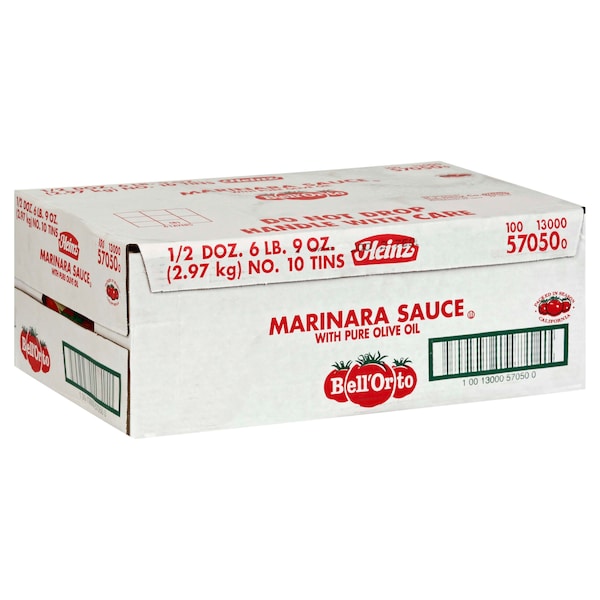 Bell Orto Sauce Marinara 105 oz., PK6 - 10013000570500