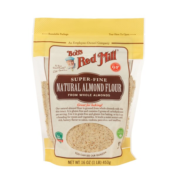 Bobs Red Mill Natural Foods Bob's Red Mill Gluten Free Natural Almond Flour 16 oz. Bag, PK4 - 4998S164