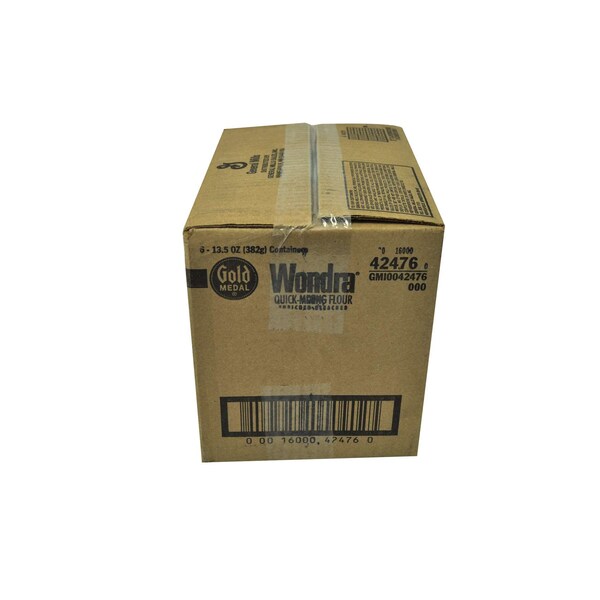 Gold Medal Enriched Bleached AP Quick Mixing Pour N Shake Flour 13.5 oz., PK6 - 16000-42476
