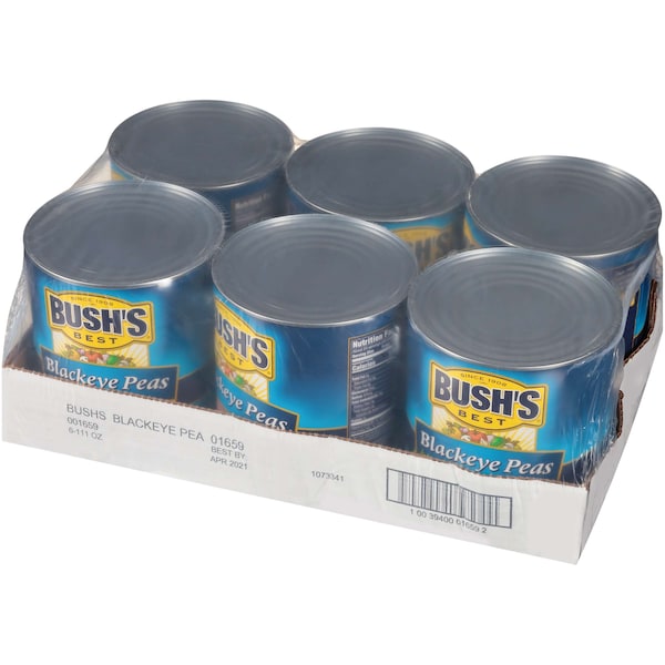 Bushs Best Bush's Best Dry Brine Blackeye Peas No 10 Can, PK6 - 01659