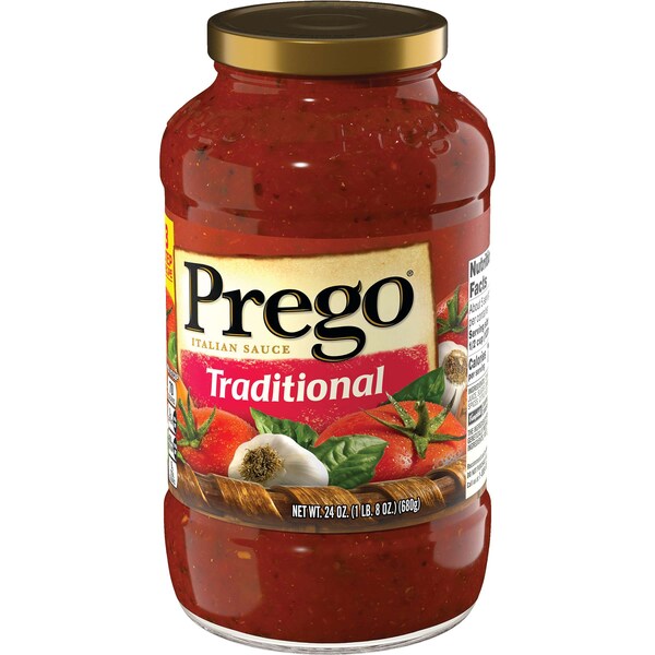Prego Sauce Traditional Spaghetti 24 oz., PK12 - 000018716