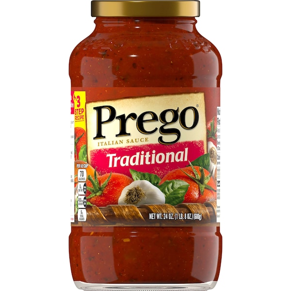 Prego Sauce Traditional Spaghetti 24 oz., PK12 - 000018716