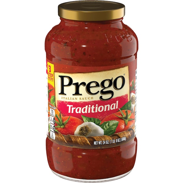 Prego Sauce Traditional Spaghetti 24 oz., PK12 - 000018716