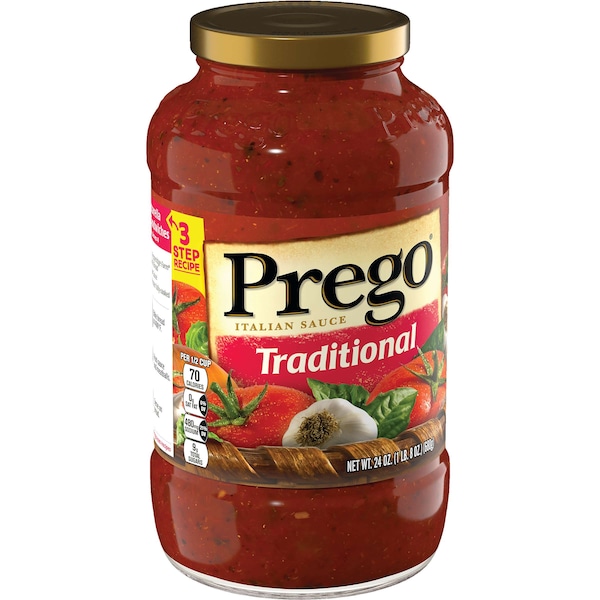 Prego Sauce Traditional Spaghetti 24 oz., PK12 - 000018716