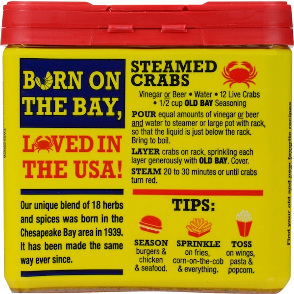 Old Bay Old Bay Seasoning, PK8 - 901410257