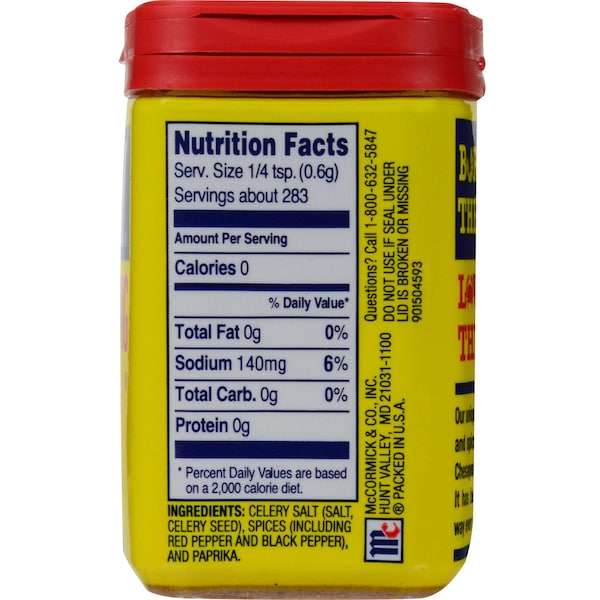Old Bay Old Bay Seasoning, PK8 - 901410257