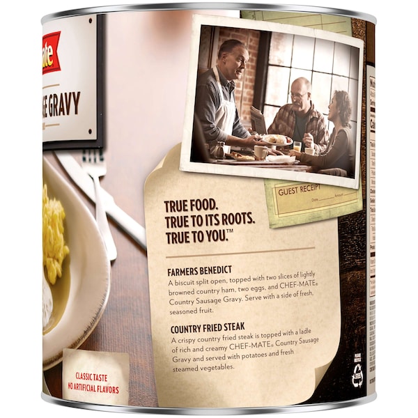 Chef-Mate Chef-Mate Country Sausage Gravy 105 oz. Cans, PK6 - 10050000052285
