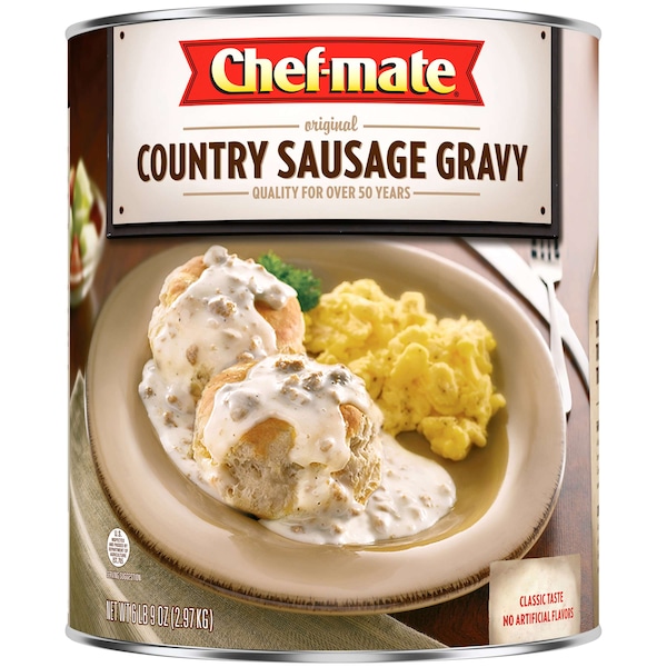 Chef-Mate Chef-Mate Country Sausage Gravy 105 oz. Cans, PK6 - 10050000052285