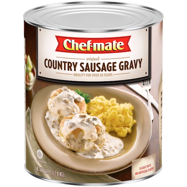 Chef-Mate Chef-Mate Country Sausage Gravy 105 oz. Cans, PK6 - 10050000052285