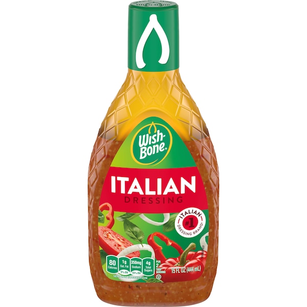 Wish-Bone Wishbone Italian Salad Dressing 15 fl. oz., PK12 - 4132100620