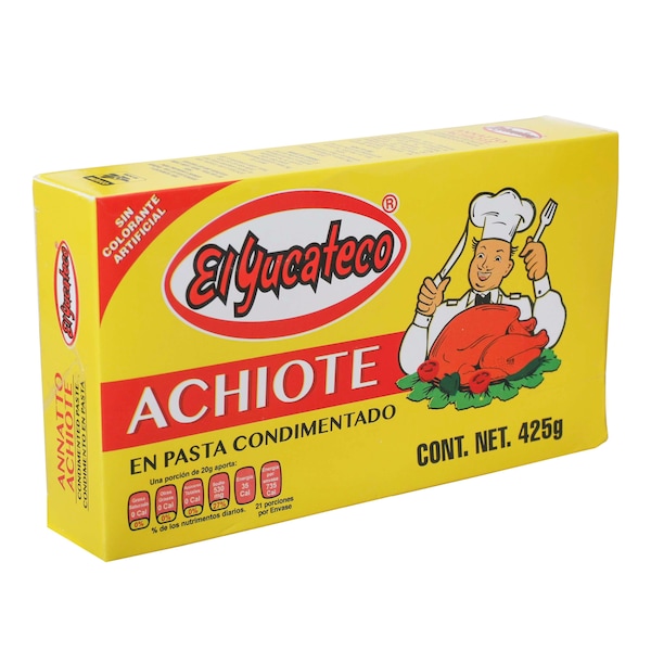 El Yucateco Annatto Paste Block 15 oz., PK12 - 10816493015899