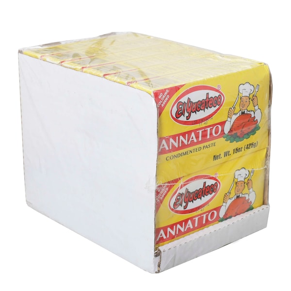 El Yucateco Annatto Paste Block 15 oz., PK12 - 10816493015899