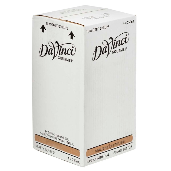 Davinci Gourmet Davinci Gourmet Vanilla Syrup 750mL, PK4 - 4073738400101