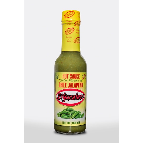 El Yucateco Green Jalapeno Sauce 5 fl. oz., PK12 - 10816493017893