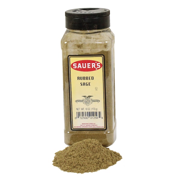Sauer Sauer Rubbed Sage 6 oz., PK6 - 01256
