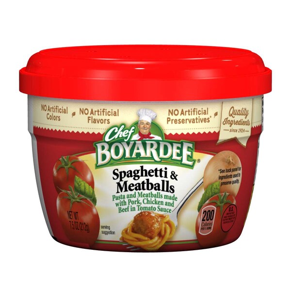 Chef Boyardee Chef Boyardee Spaghetti & Meatballs In Tomato Sauce 7.5 oz., PK12 - 6414404717