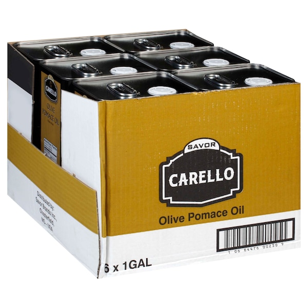 Savor Imports-Carello Savor Imports-Carello Olive Oil Pomace Tin 1 gal. Tin, PK6 - 30005