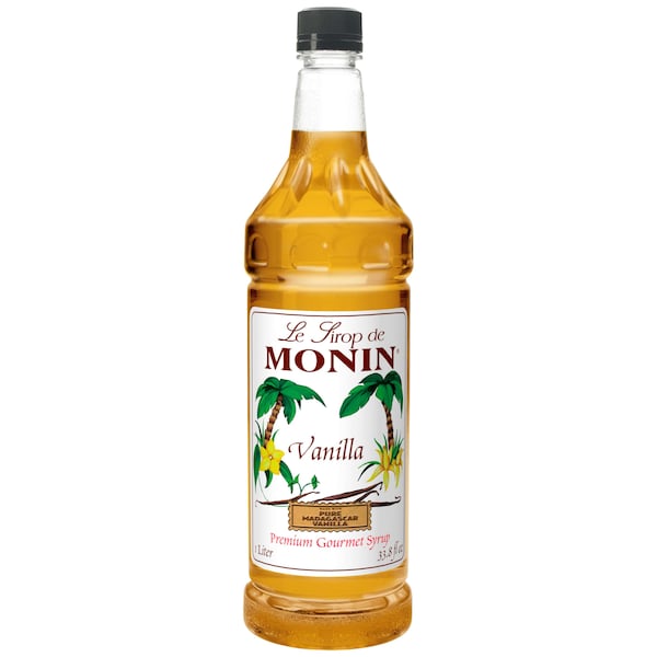 Monin Monin Premium Vanilla Syrup 1 Liter, PK4 - M-FR045F