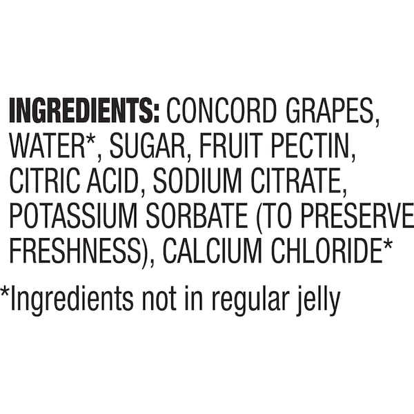 Welchs Welch's Concord Grape Reduced Sugar Squeeze Jelly 17.1 oz., PK12 - WPD50171