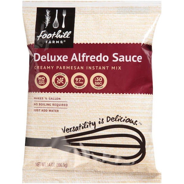 Foothill Farms Foothill Farms Deluxe Alfredo Sauce 14 oz., PK8 - 575T-T0700