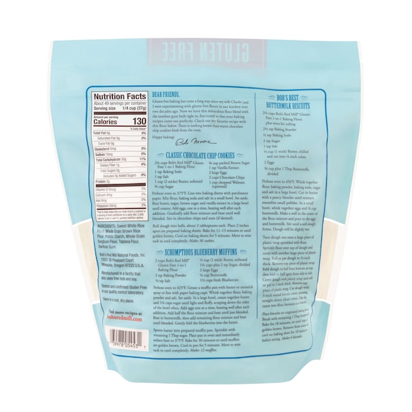 Bobs Red Mill Natural Foods Bob's Red Mill Gluten Free 1-1 Baking Flour, PK4 - 1601S444