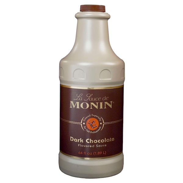 Monin Monin Dark Chocolate Sauce 64 oz., PK4 - M-GC062FP