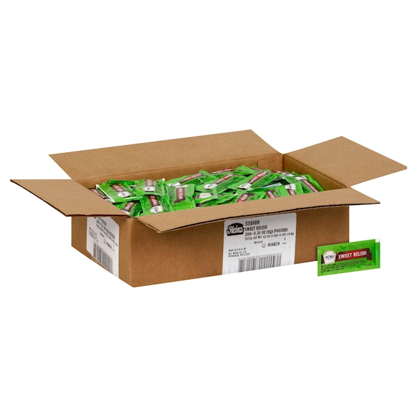 Heinz Heinz Single Serve Sweet Relish 9g, PK200 - 10013000531808