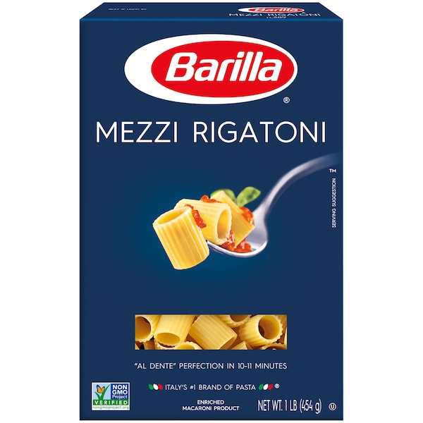 Barilla Barilla Mezze Rigatoni Pasta 16 oz., PK12 - 1000010549