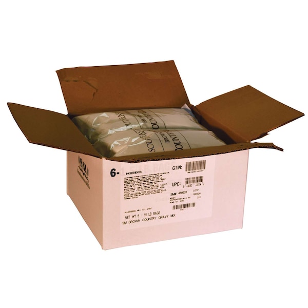 Southeastern Mills Brown Gravy Mix Country Style 1.5lbs, PK6 - 4502311