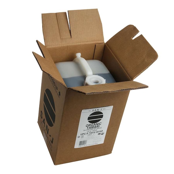 San-J International San-J International Inc. Organic Tamari Soy Sauce Drum 5 gal. - 075810001608