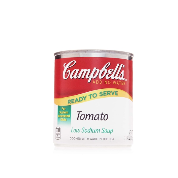 Campbells Campbell's Ready to Serve Low Sodium Tomato Soup, 7.25 Ounce Cans, 24-Pack - 000000601
