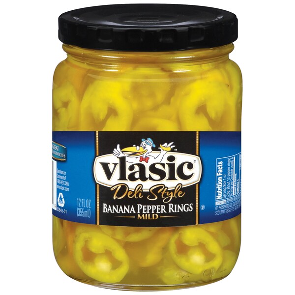 Vlasic Vlasic Banana Pepper Rings Mild 12 Fl oz., PK12 - 5410000845