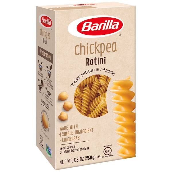 Barilla Chickpea Gluten Free Vegetarian Non-GMO Rotini Pasta 8.8 oz., PK10 - 1000016089